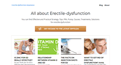 Desktop Screenshot of erectile-dysfunction-impotence.com