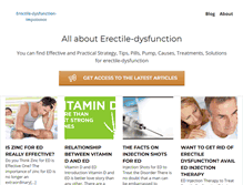 Tablet Screenshot of erectile-dysfunction-impotence.com